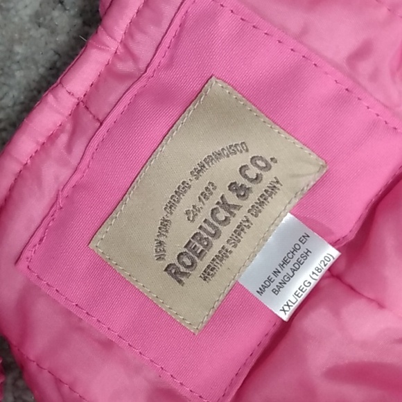 Roebuck & Co. Pink snow bib - Picture 3 of 15